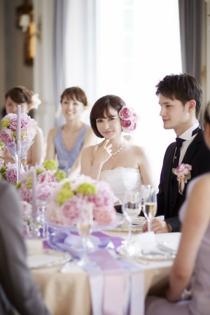結婚式　ヘアスタイル