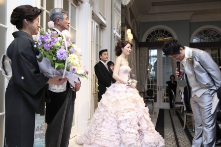 結婚式　親　両親